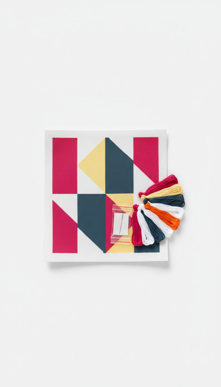 Fuchsia Burst Canvas Kit