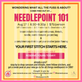 Needlepoint 101 Workshop